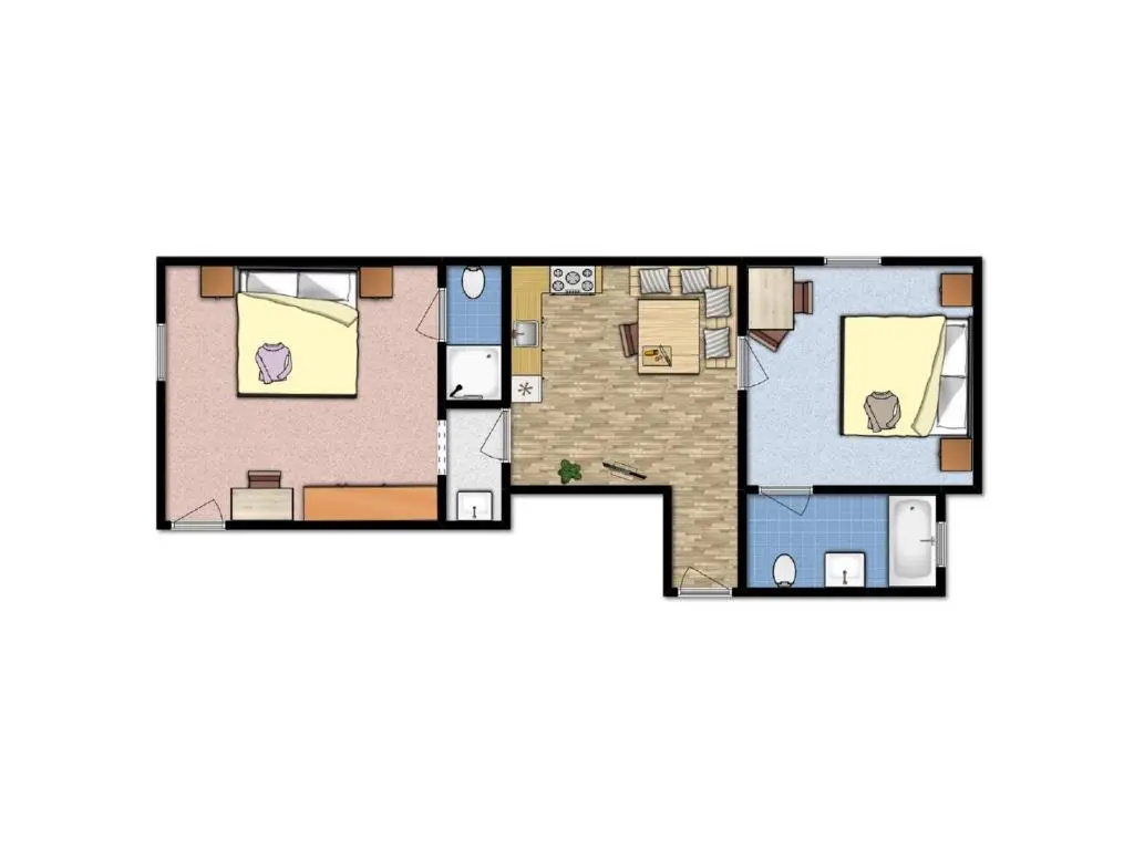 2 Bedrooms Apartment