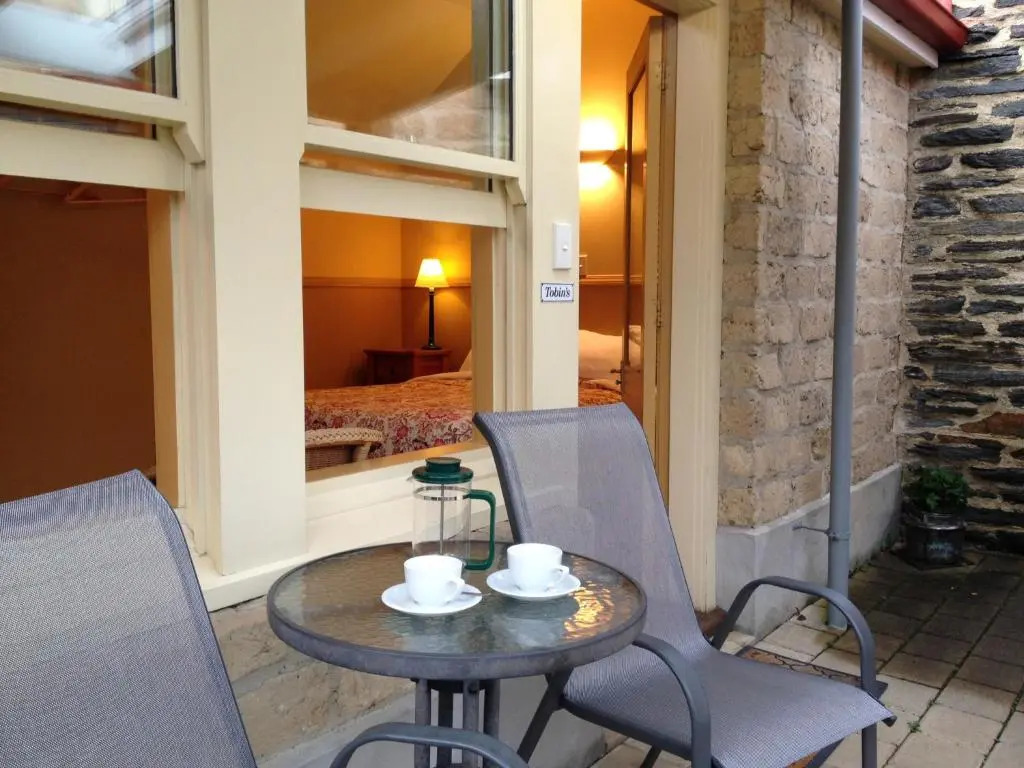 豪華雙人房，配有雙人床及景色