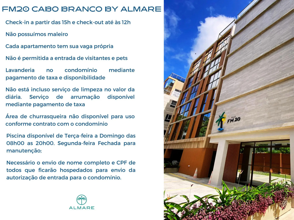 Flat FM20 Cabo Branco Light - By Almare