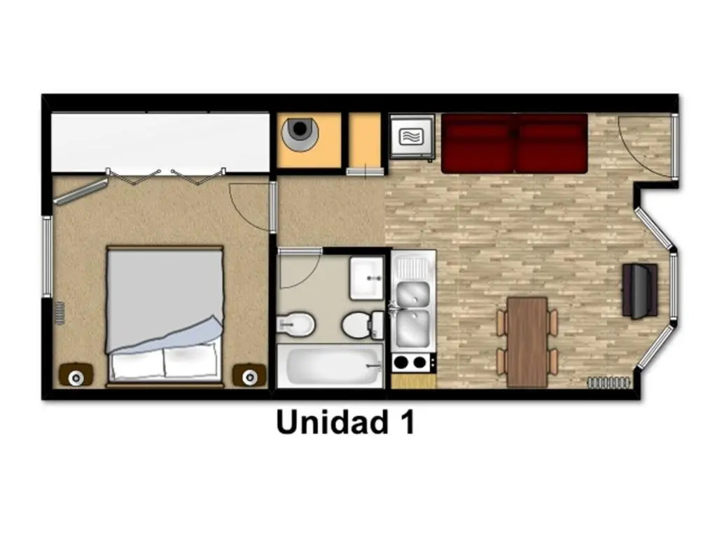 Departamentos Ushuaia Centro by Hotel Austral - Chambres