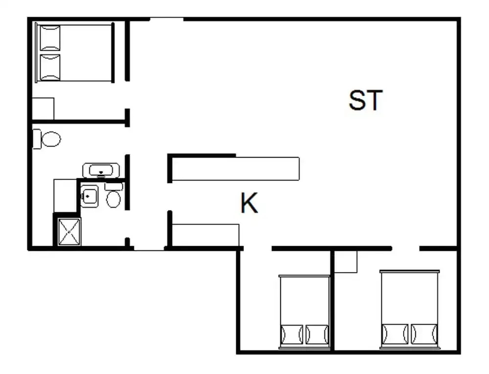 5 Person Holiday Home in Blavand