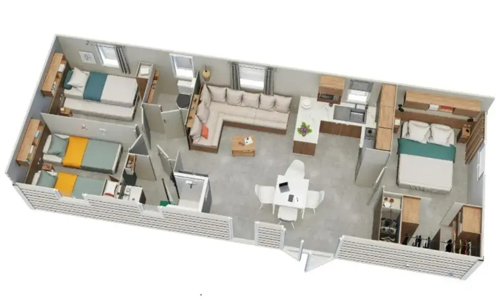 Voir la photo 3 — Mobil home 8 personnes