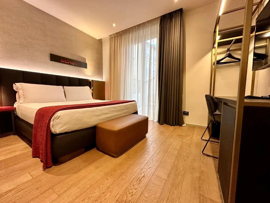 The Market Urban Hotel Room Type - Deluxe Double room with balcony full double bed