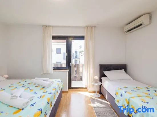 Charming Studio Rental with Garden View in Malinska, Croatia