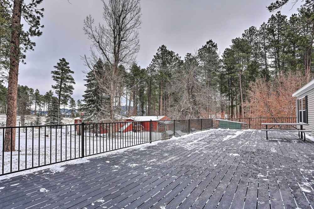 Idyllic Sturgis Home w/ Fire Pit & Large Deck!