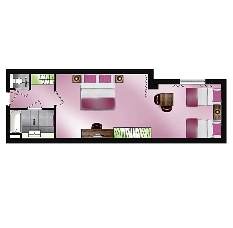 Hôtel Les Grillons - Chambres