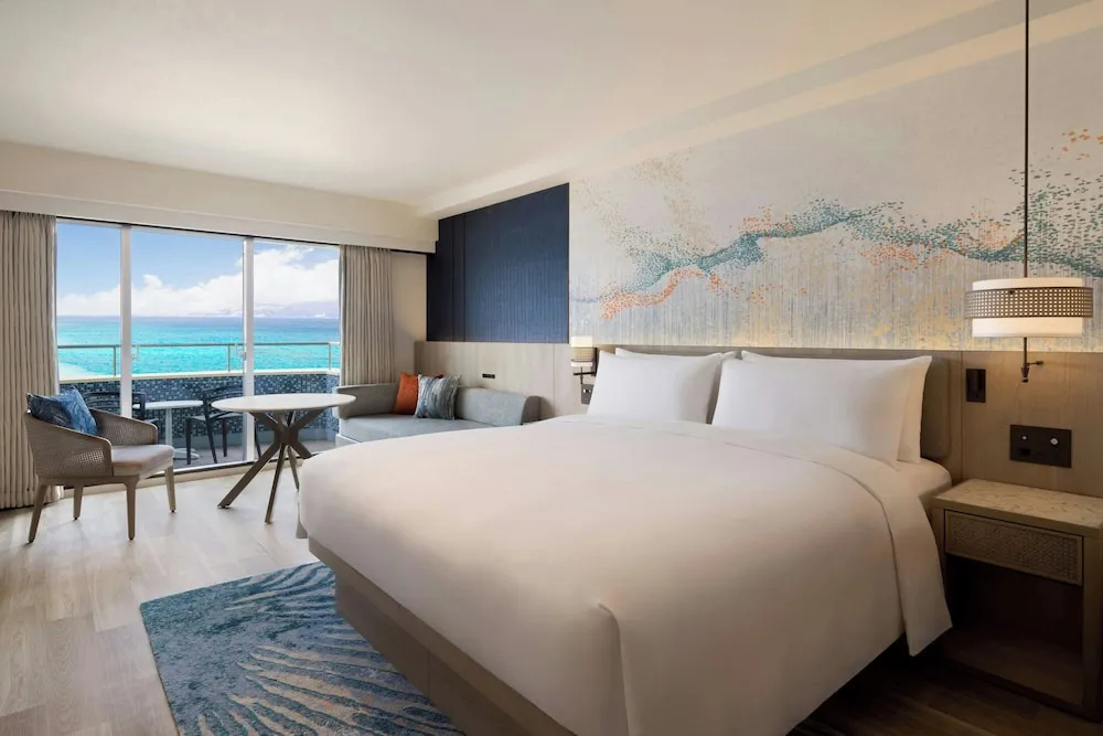 Deluxe Double room with ocean view (full double bed)