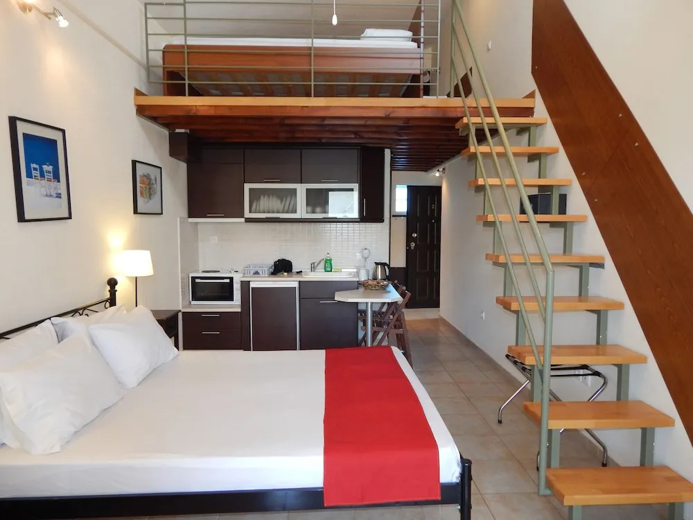 Studio with balcony