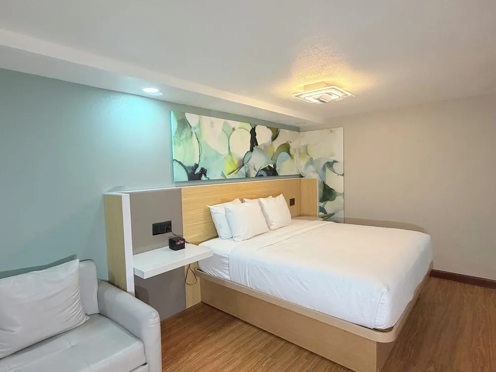 Deluxe Double room with courtyard view (full double bed)