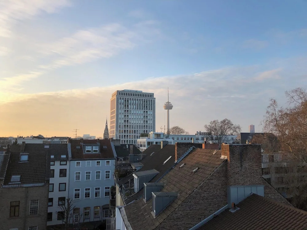 Studio with city view