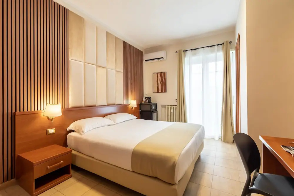 Standard Double room with balcony and with city view (full double bed)