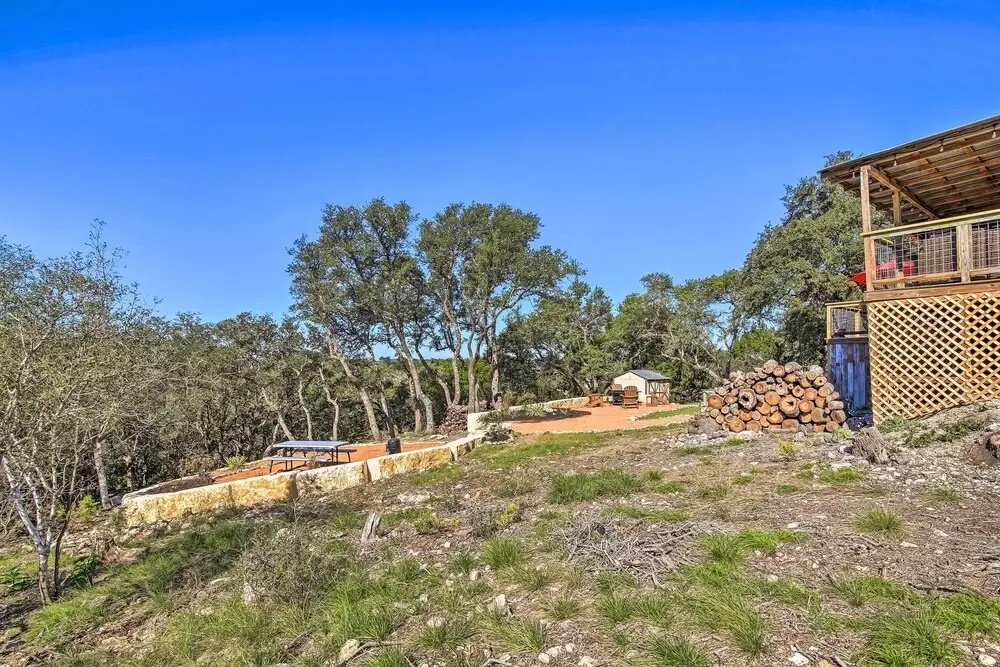 Private Hill Country House with Deck on 7 Acres!