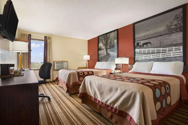 Standard Quadruple room with pool view
