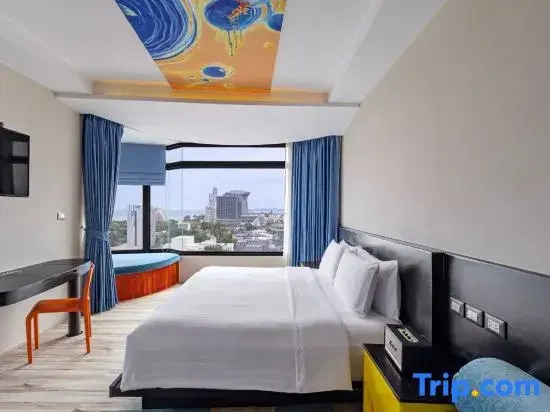 Двухместная Studio с видом на океан 2 отдельные кровати в Siam@Siam Design Hotel Pattaya