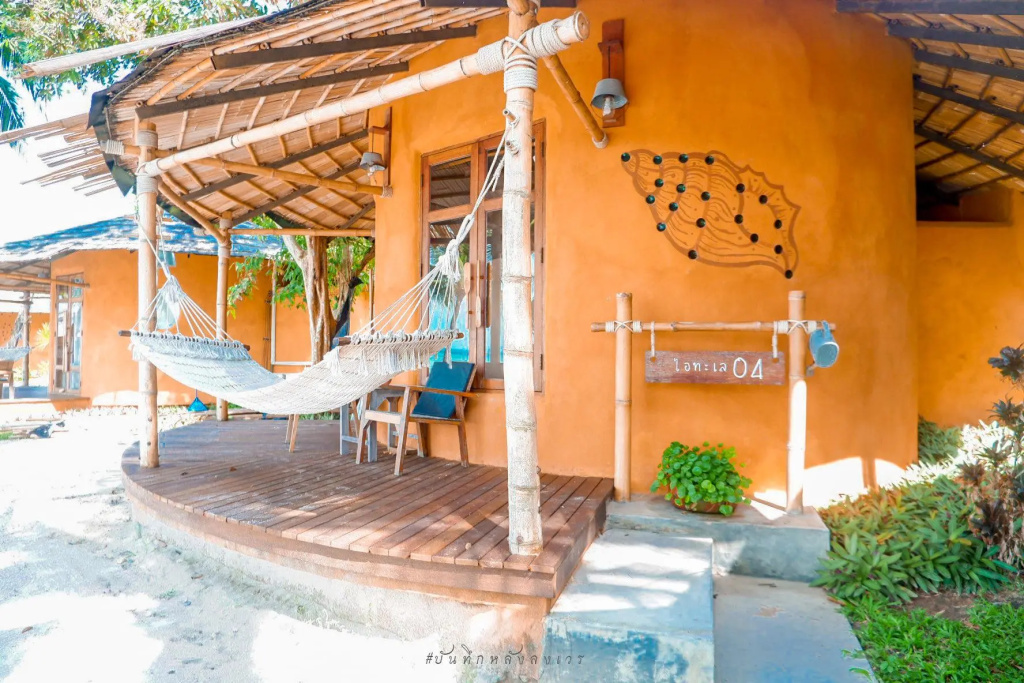 Villa with sunset view