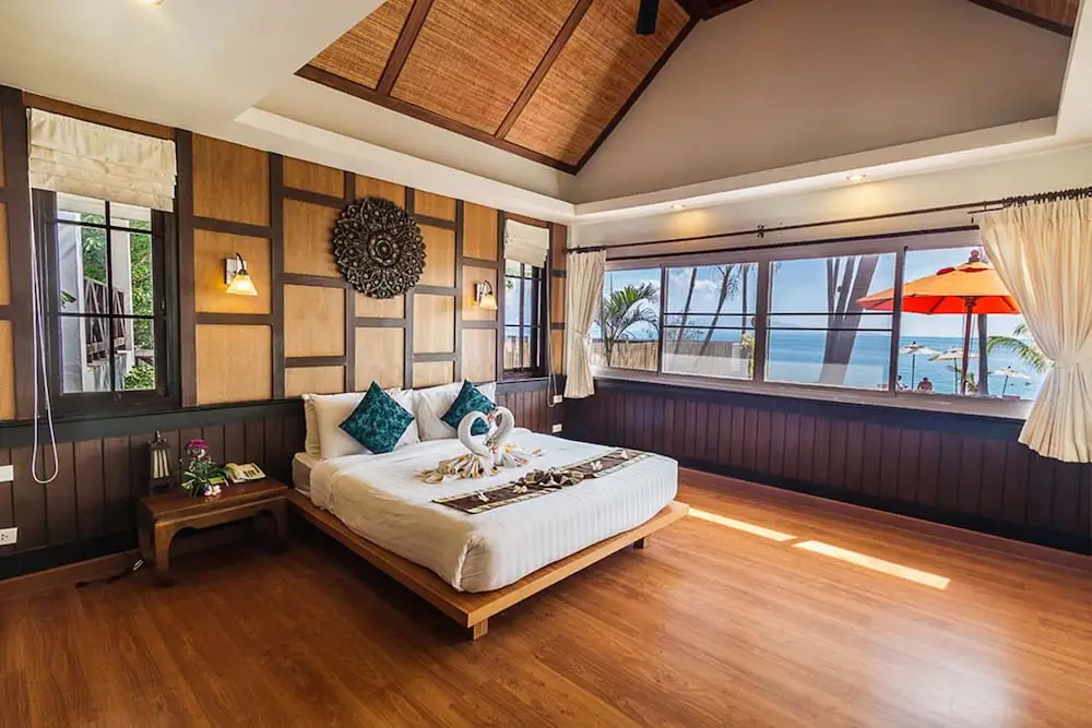 Double Villa beachfront (full double bed)