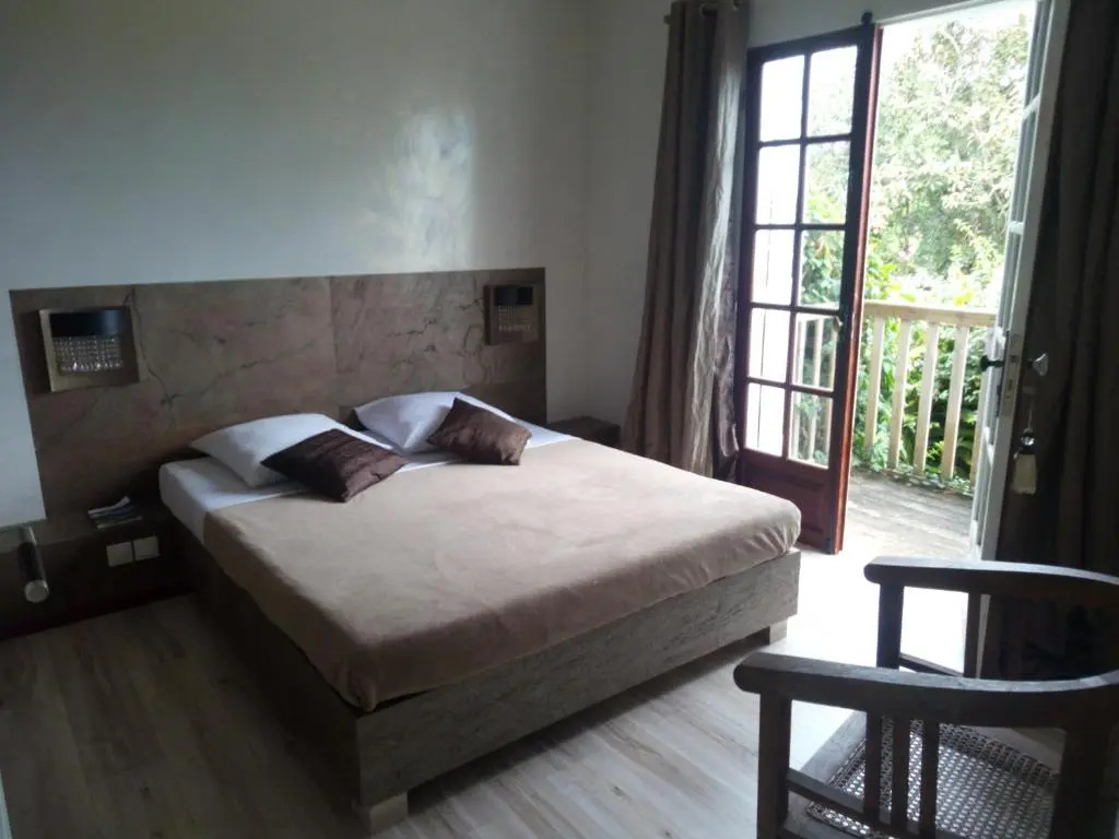 標準雙人房，享有海景，配備雙人床