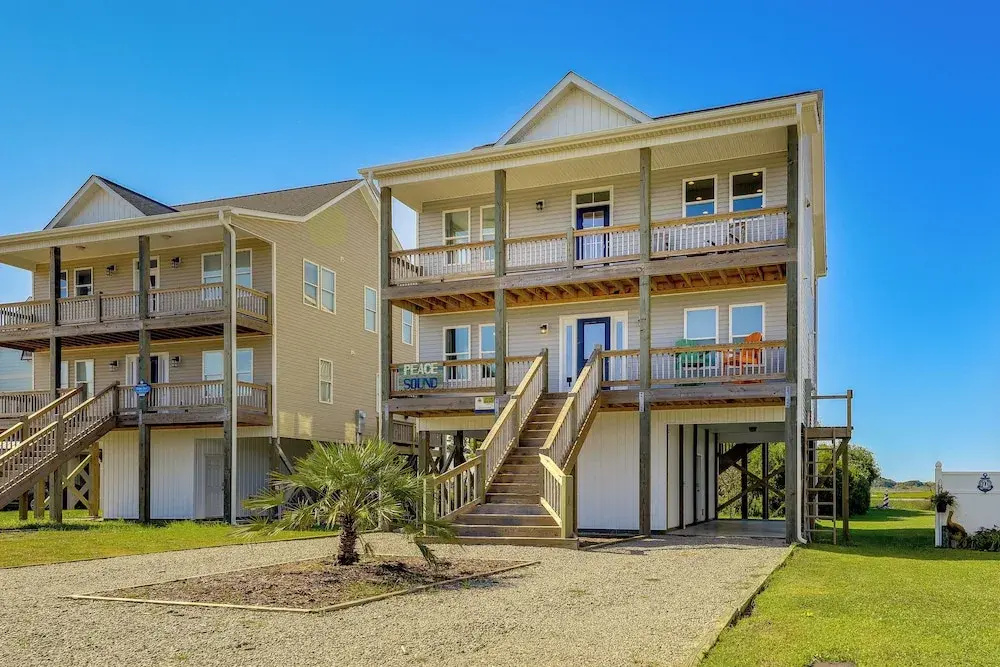North Topsail Getaway w/ Panoramic Sound Views!