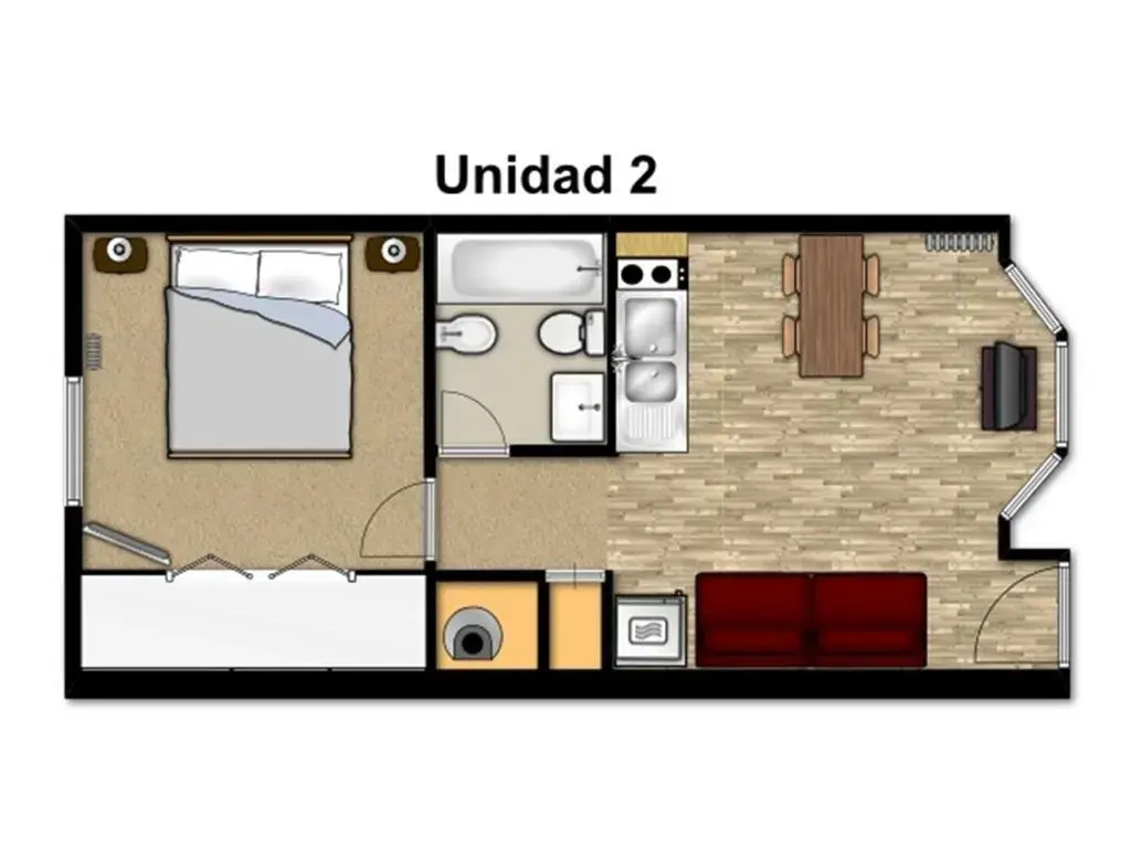 Departamentos Ushuaia Centro by Hotel Austral - Chambres