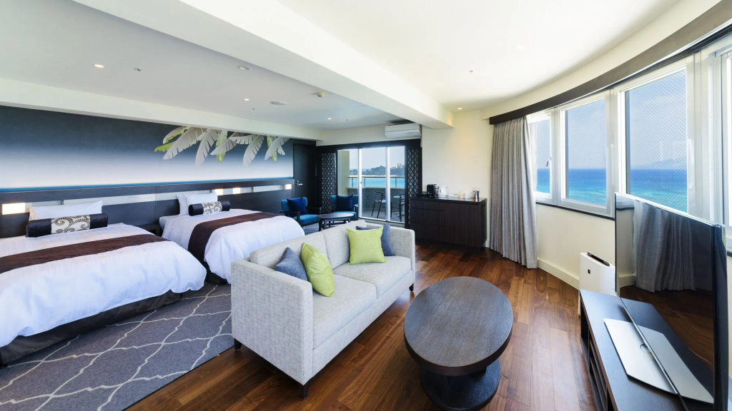 Premier Double room with ocean view (twin beds)