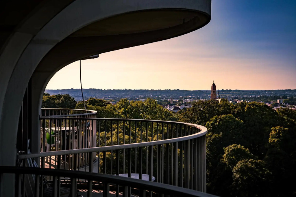 Helles Apartment mit tollem Blick über Augsburg