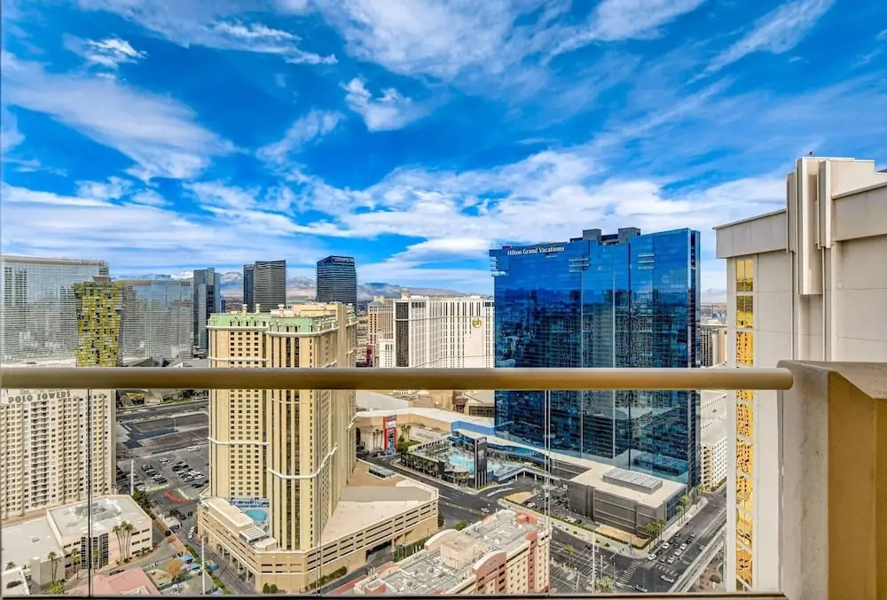Stunning 1BR Strip Views & Balcony Suite 12701