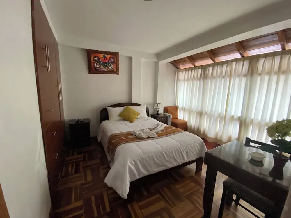 Deluxe Double room with garden view (full double bed)