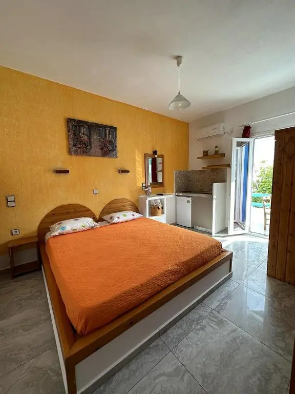Studio with balcony
