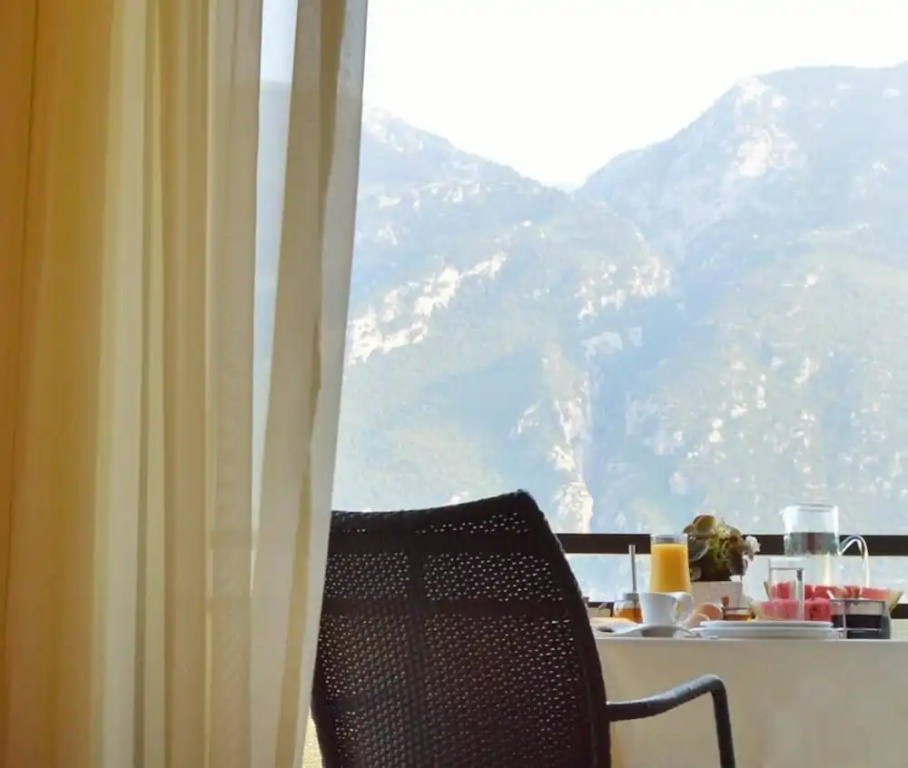 Superior room with balcony and with mountain view