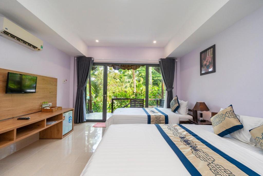 Двухместный номер Standard с видом на сад 2 отдельные кровати в Mai Phuong Resort Phu Quoc