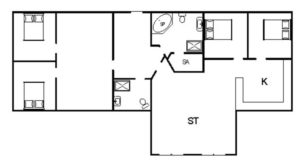 8 Person Holiday Home in Fano
