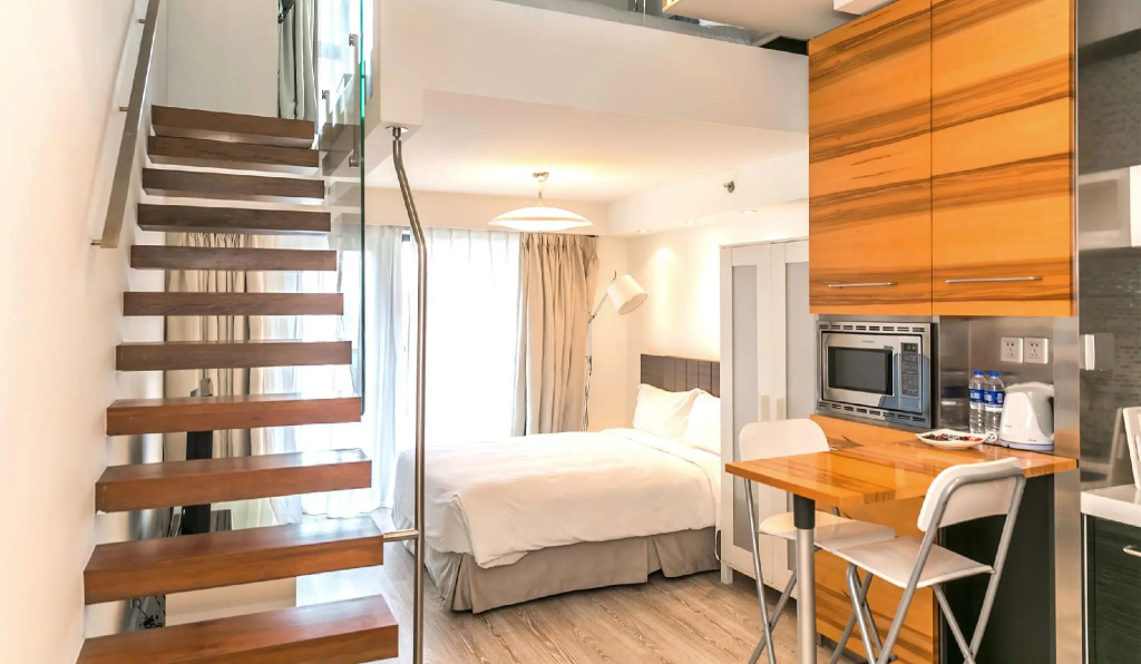 Deluxe Double Loft Studio (twin beds)