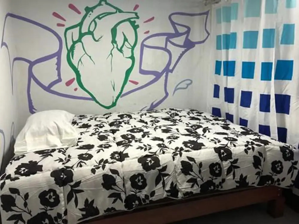Bed in Dorm full double bed