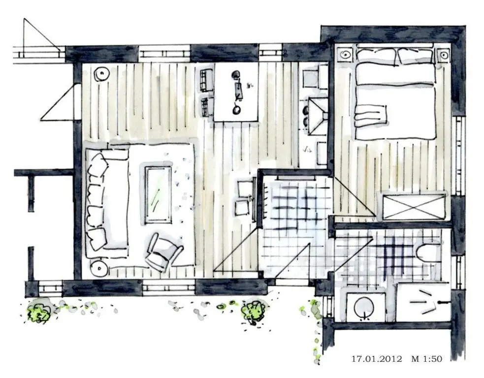 von Deska Countryhouses Offiziers Apartment