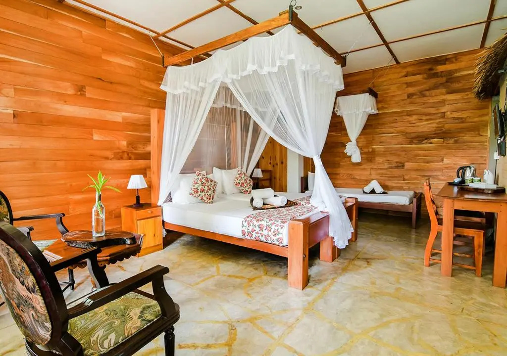 Deluxe Double room with balcony and with river view (full double bed)