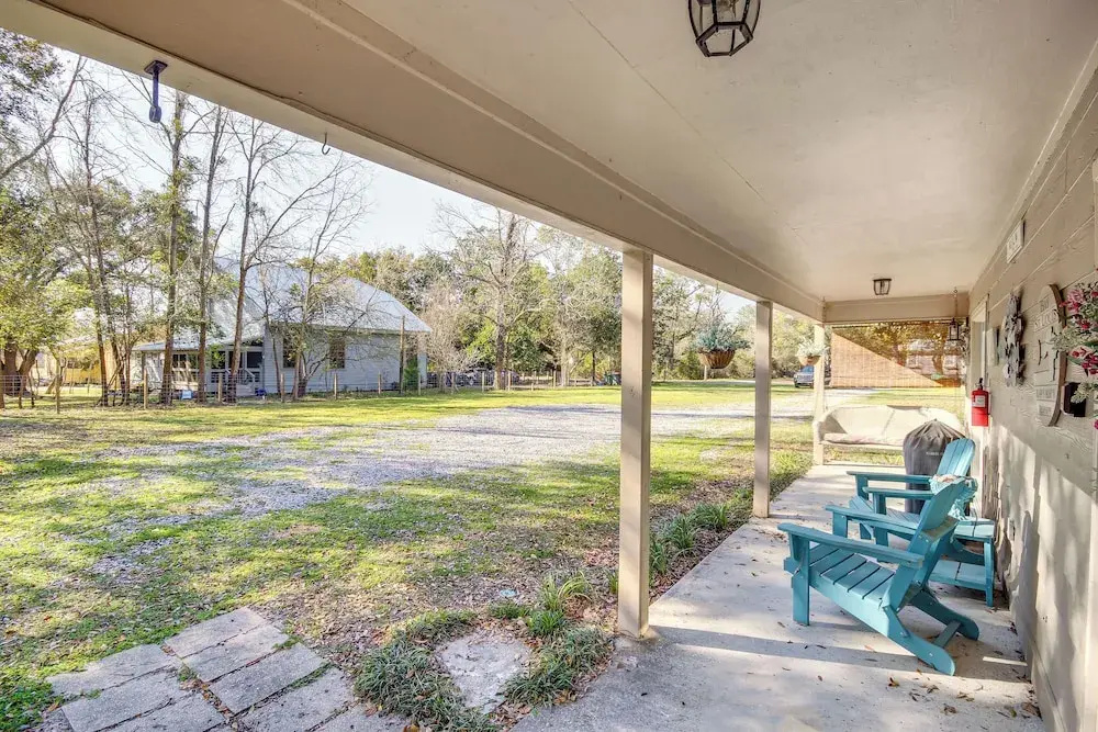 Walk to Beach: Waveland Retreat w/ Yard!