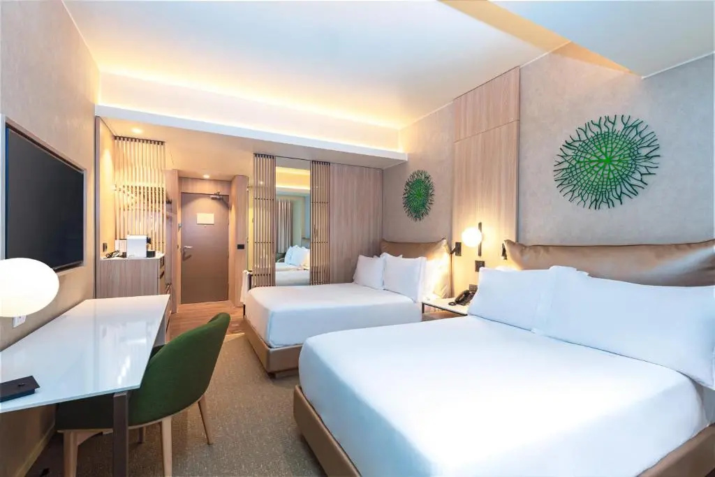 Standard Double room with city view (full double bed)
