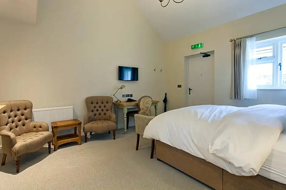 豪華雙人房，配有雙人床及景色