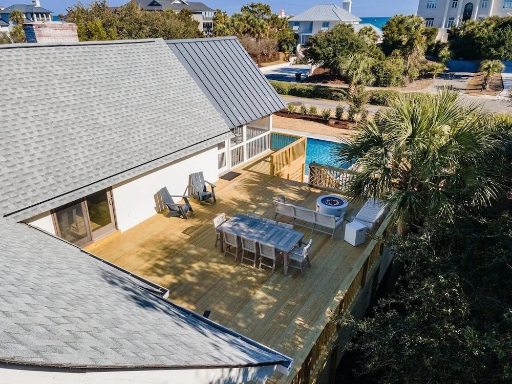 Spacious Second-row Home With Ocean Views In Debordieu, Pet Friendly! 7 Bedroom Home by Peace Vacations