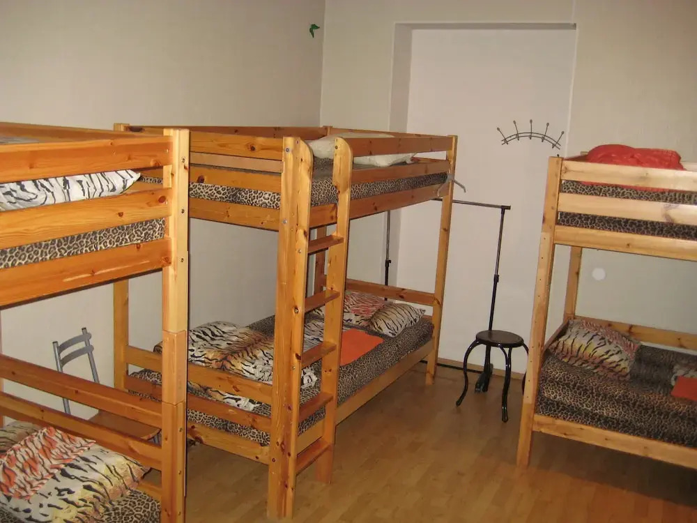 Кровать в общем номере в Tiger Hostel
