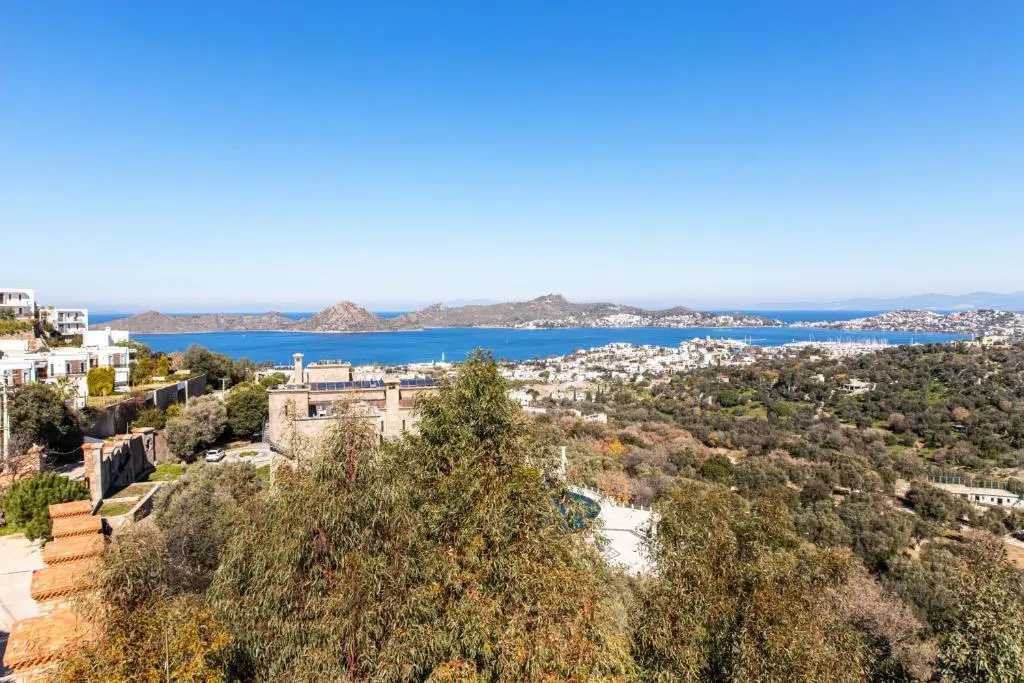 House with Sea and Mountain View in Yalikavak
