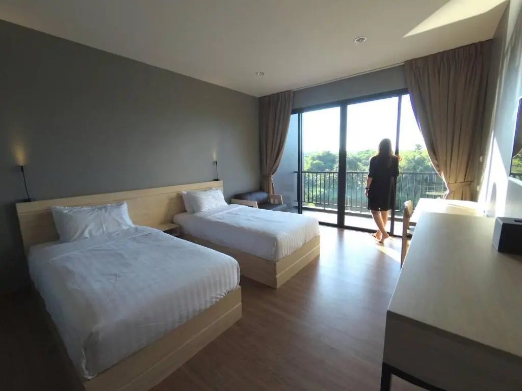 Standard Double room with pool view (twin beds)