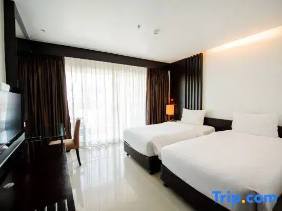 Двухместный номер Deluxe с видом на город 2 отдельные кровати в Hotel Selection Pattaya