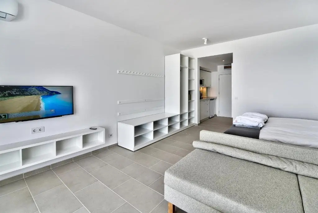 Studio with balcony