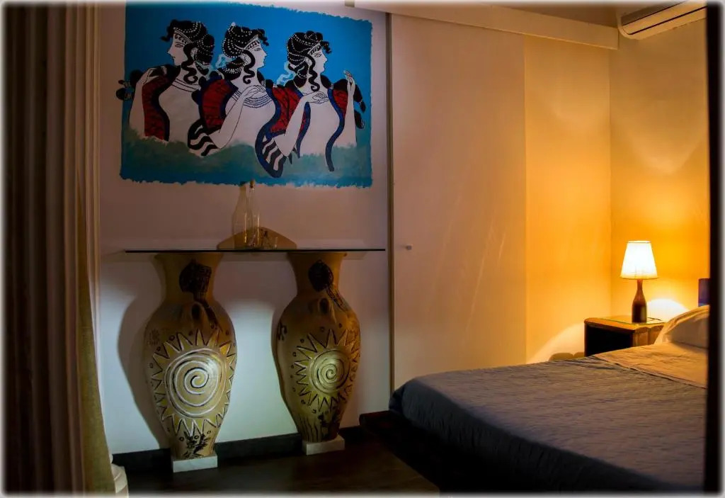 觀景標準雙人房，配有雙人床