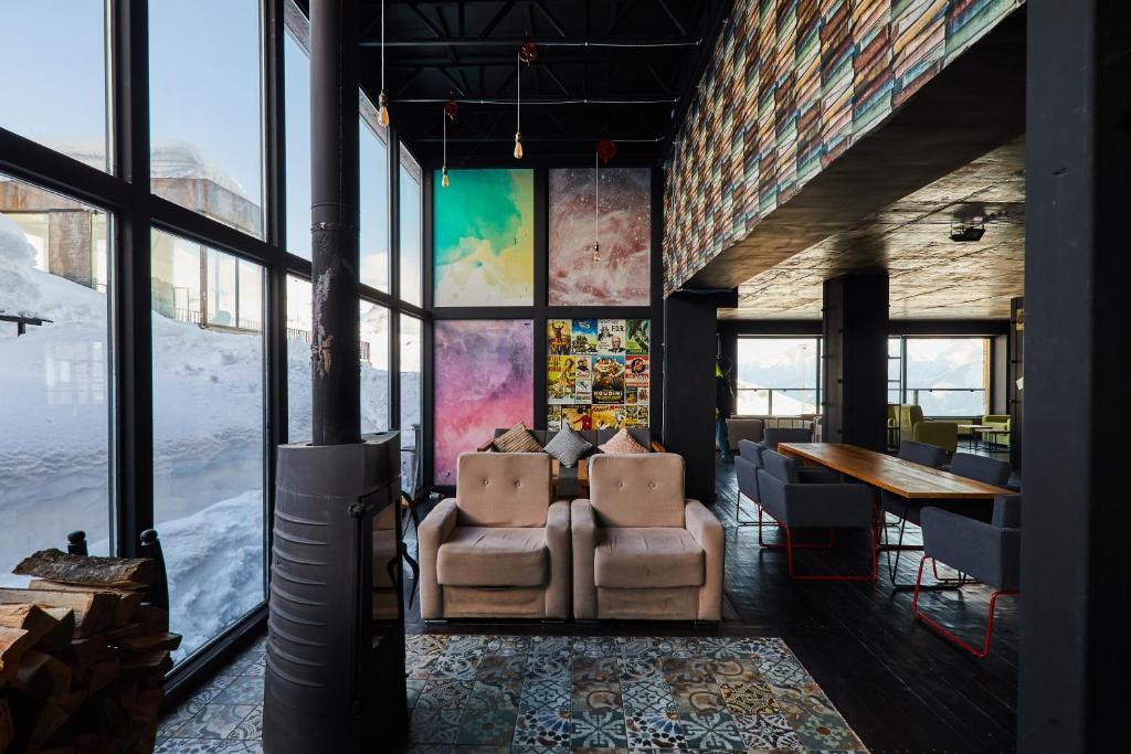 Апартаменты в Gudauri Hotel Loft, Apartment 418, Next to the Pirveli Lift