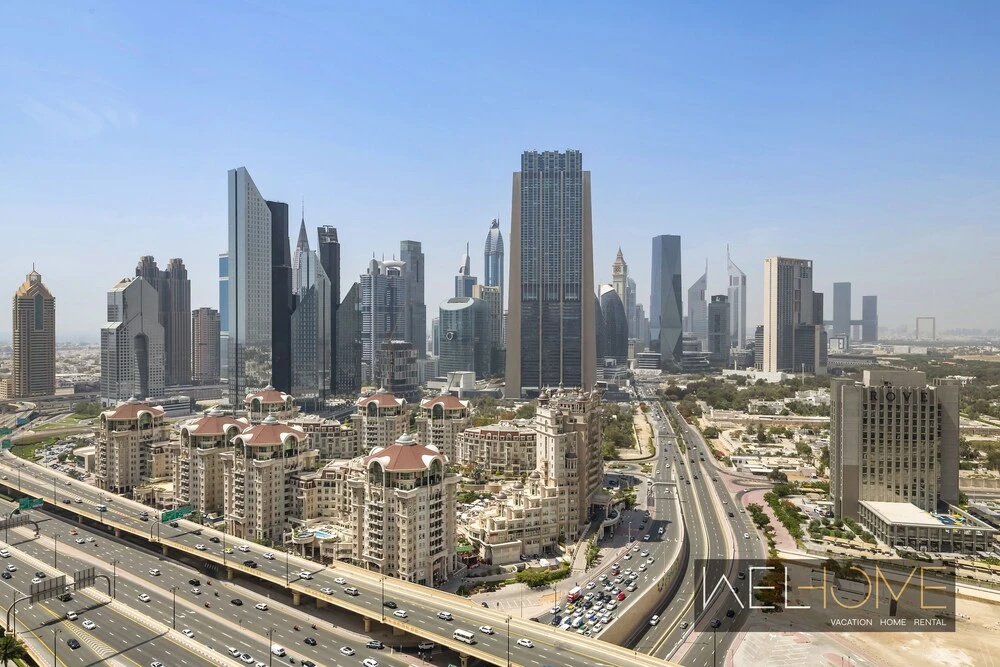 WelHome - Breathtaking Apt with Partial View of Burj Khalifa