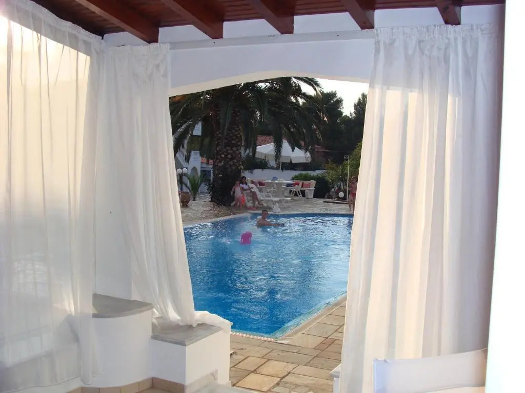 Suite with pool view