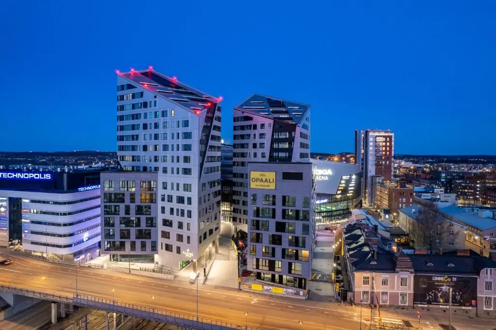 2ndhomes Tampere "Silta" Apartment - 2BR Luxurious Apartment with Sauna & Amazing City Views