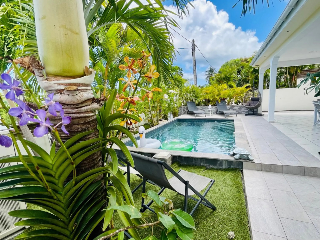 Villa Tropical Paradise avec piscine, 4 chambres